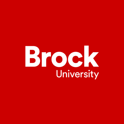 Brock University logo.